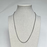 Layering Necklaces, adjustable length and versatile with faceted labradorite beads.