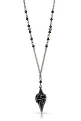 Small Stardust Pendant, 3 Color Options, Faceted Gemstones on Chain for Accent, Easy Wear for Everyday.