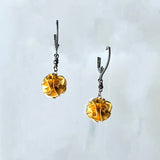 Mini Flora Earrings, Drop, 4 Color Options, Delicate and Casual Enough For Everyday.