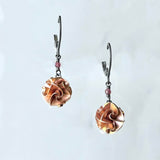 Mini Flora Earrings, Drop, 4 Color Options, Delicate and Casual Enough For Everyday.