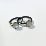 Gem ring - 8mm moonstone
