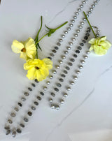 Gem Necklaces - Silver - Various Length and Gemstones, Traditional Shape with Contemporary Accent.