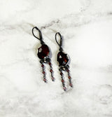 Short dangle earrings