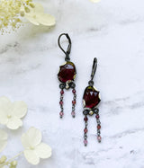 Short dangle earrings