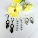 Assorted earrings - silver