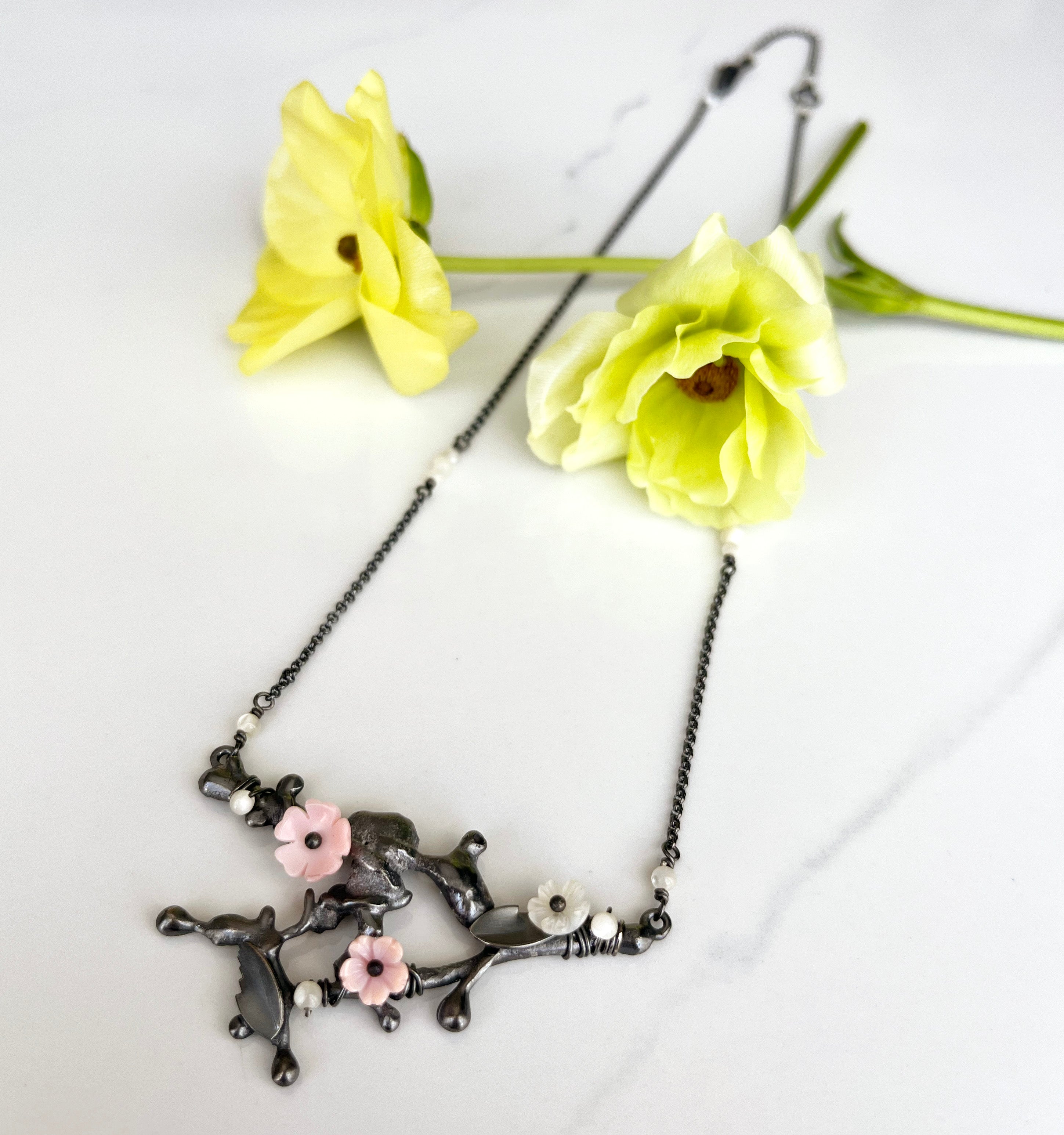 Sakura necklace
