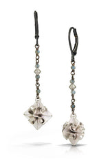 Stardust Dangle Earrings, Longer, More Dramatic Stardust Earrings, 3 Colors and 2 Size Options.