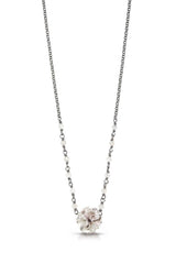 Mini Flora Pendant, on Chain, 4 Color Versions, Simple yet Sweet Addition to Your Everyday Wardrobe.