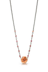 Mini Flora Pendant, on Chain, 4 Color Versions, Simple yet Sweet Addition to Your Everyday Wardrobe.