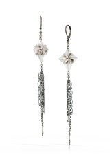 Stardust Dangle Earrings, Longer, More Dramatic Stardust Earrings, 3 Colors and 2 Size Options.