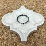 Bold Beaded Band - Hammered Beaded Band Perfect To Stack with Any Rings.