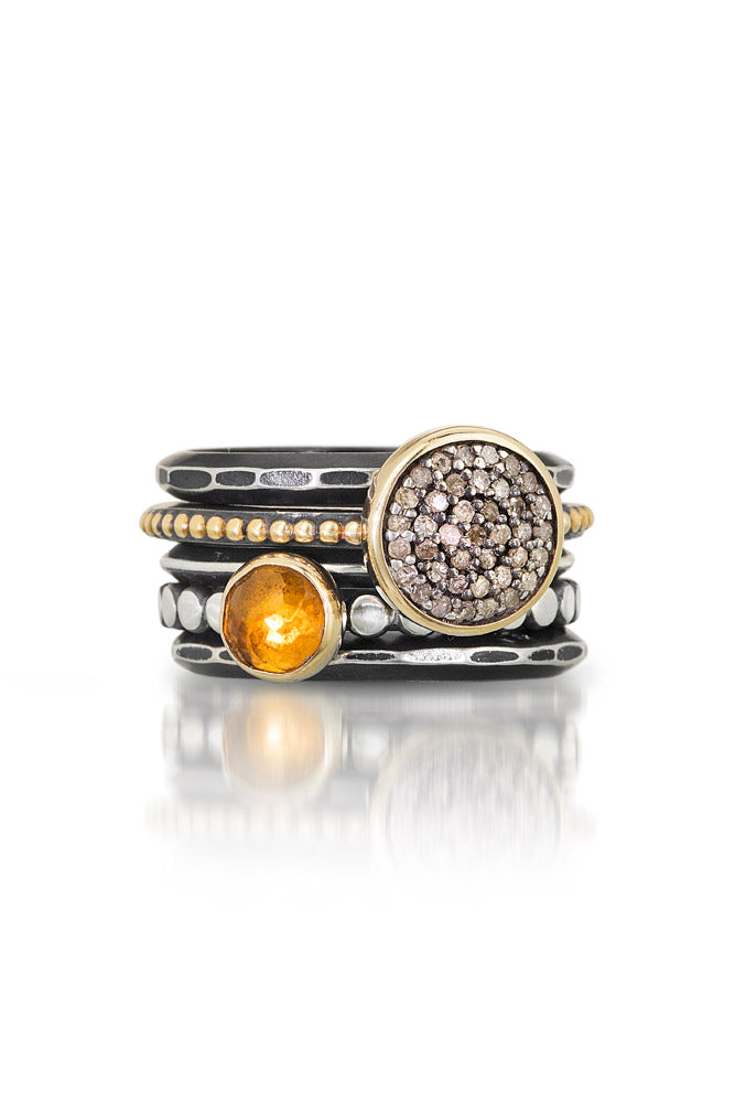 Nested Ring Stack Stack Your Story: Effortless Ring Combinations for a Signature Look ...