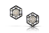 Pave diamond earrings