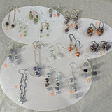 Sale Earrings $25 Sterling Silver, Gold-filled, Gemstones and Pearls Dangles for Gifts