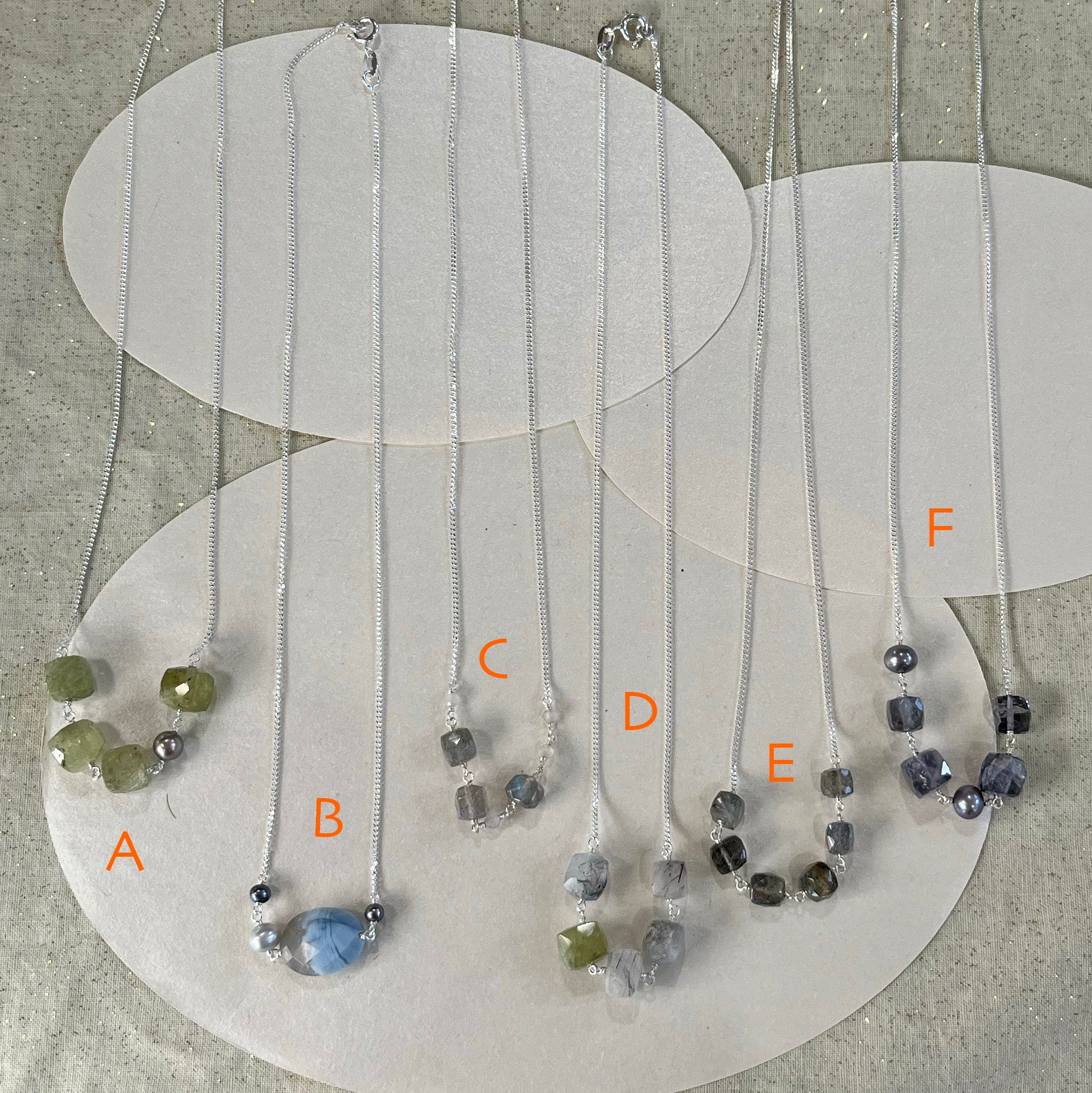 Sale Necklaces $25 Sterling Silver Gold-filled and other Gemstones Perfect Gifts