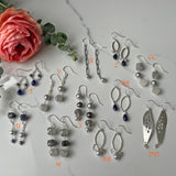 Sale Earrings $45, sterling silver, oxidized, gold filled, other gemstones for everyday wear.