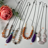 Sale Necklaces $45 Sterling Silver, Gold-filled, Oxidized Sterling Silver, with Gemstones, for everyday wear.