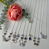 Sale Necklaces $45 Sterling Silver, Gold-filled, Oxidized Sterling Silver, with Gemstones, for everyday wear.
