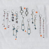$90 Deal Earrings!, Sterling silver, Precious and Semi Precious Gemstone Briolettes, for any occasions.