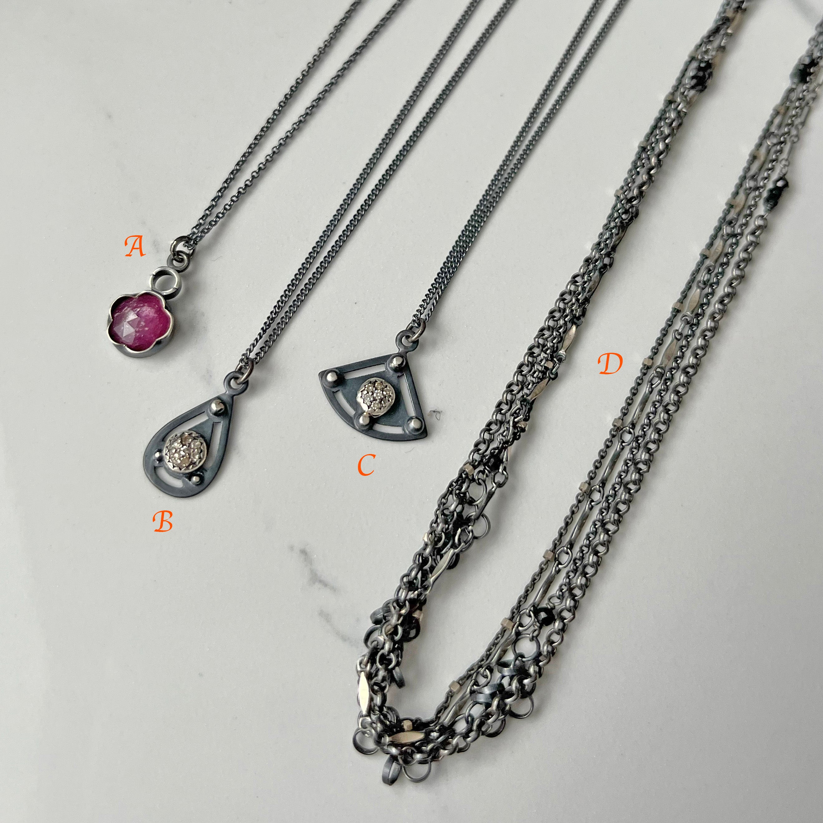 $90 Deal Necklaces!, Gold Filled or Sterling Silver Chain and Clasps, Precious Gemstones, for any occasions.
