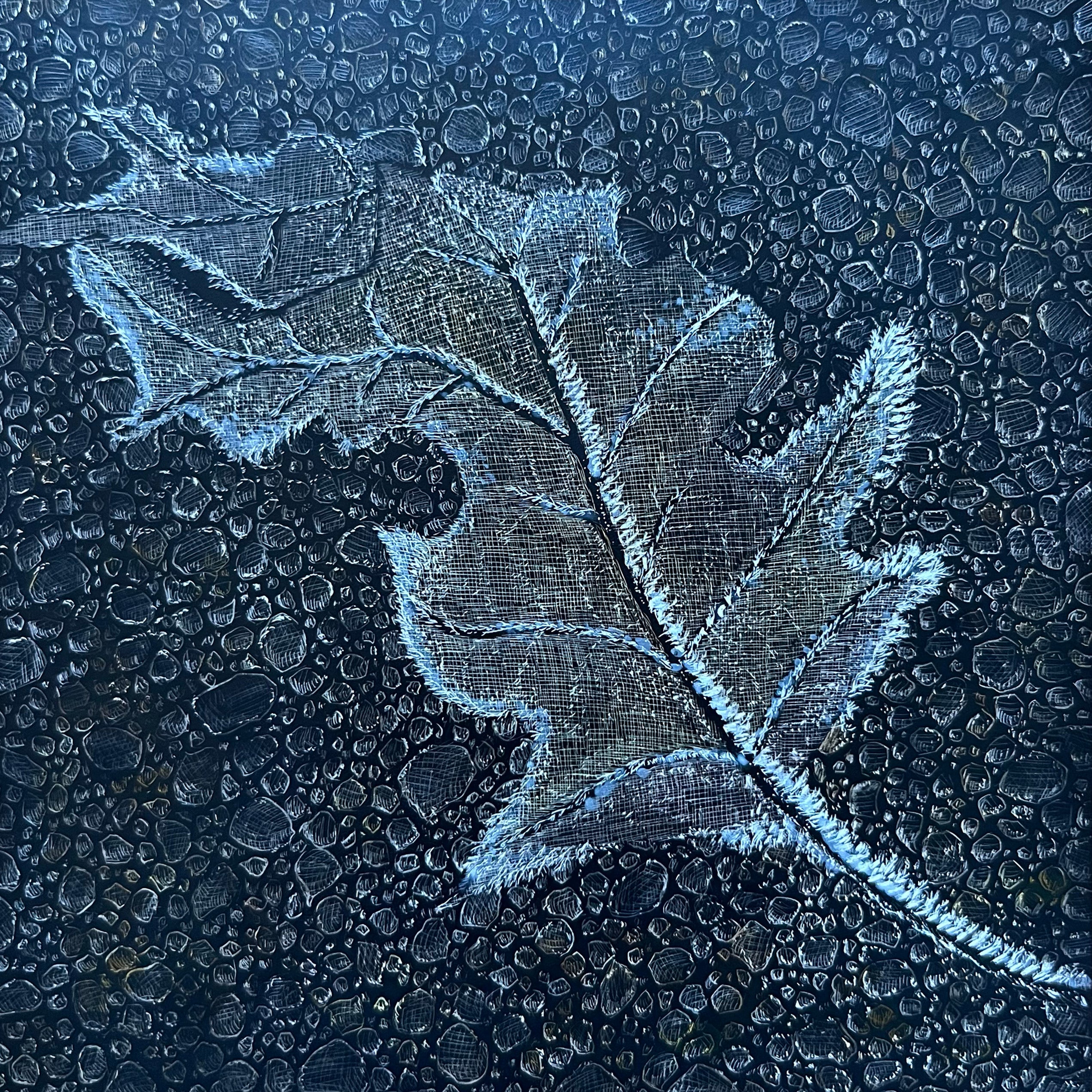 Frosty leaf #2