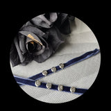 Dare to be Dark, Gothic Glam Halloween Limited Edition Echo Necklace with Rich Twilight Color Velvet Adjustable length