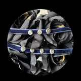 Dare to be Dark, Gothic Glam Halloween Limited Edition Echo Necklace with Rich Twilight Color Velvet Adjustable length