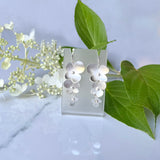 Hydrangea 3 tier Earrings
