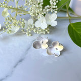Hydrangea Clip On Earrings