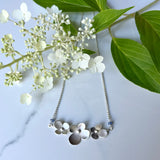 Hydrangea Necklace with Tanzanite