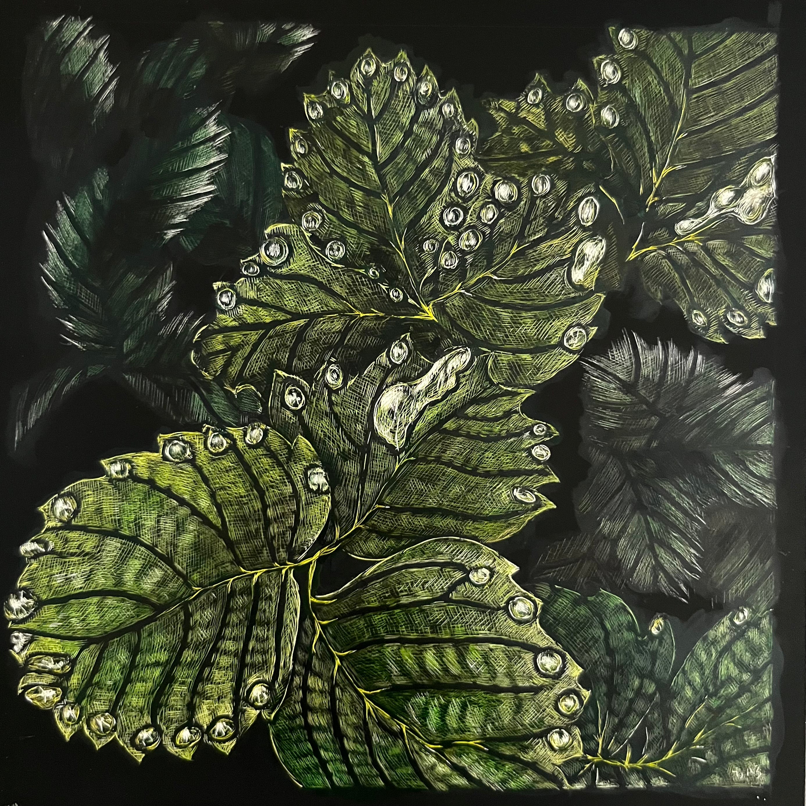 strawberry leaves