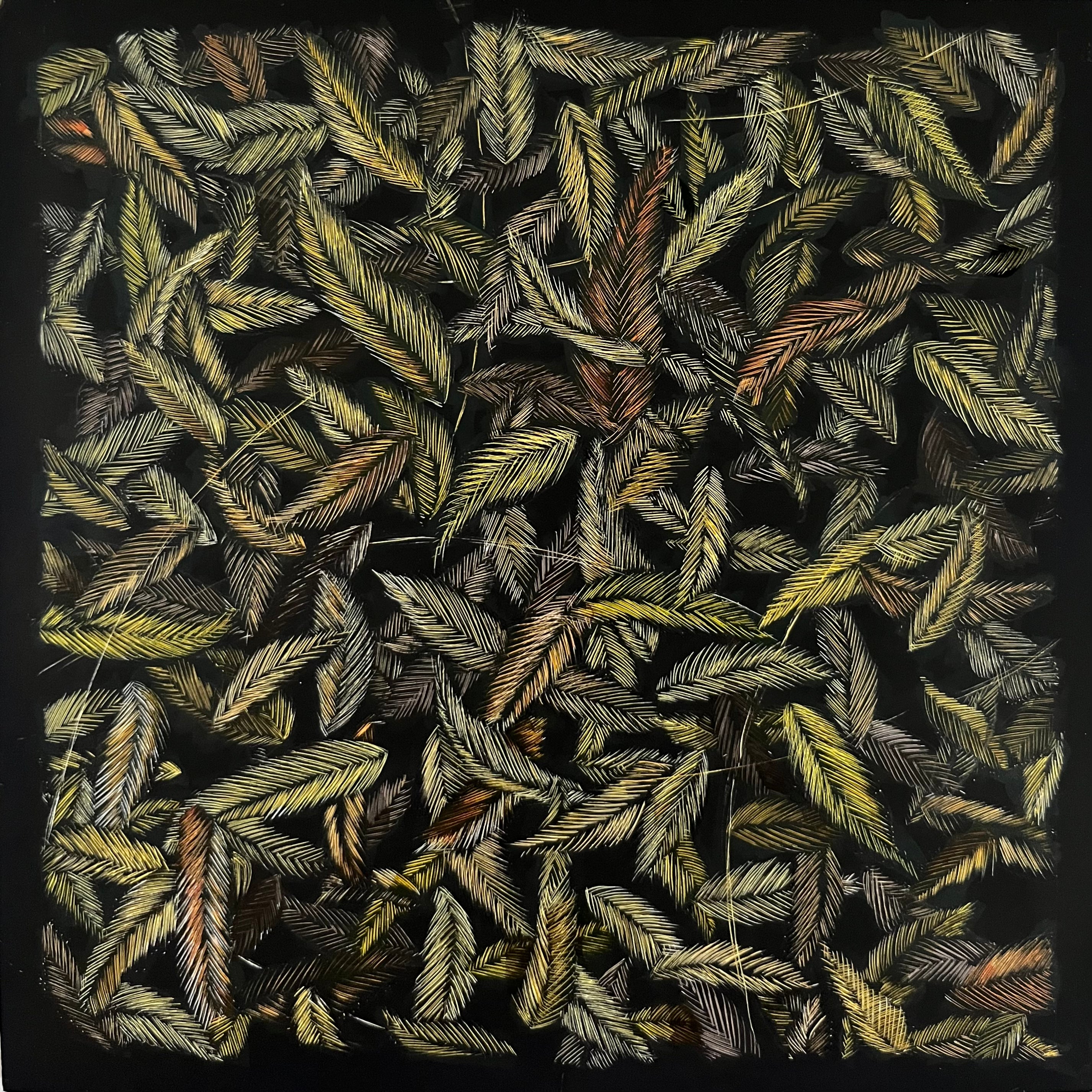 Golden (gold leaves)