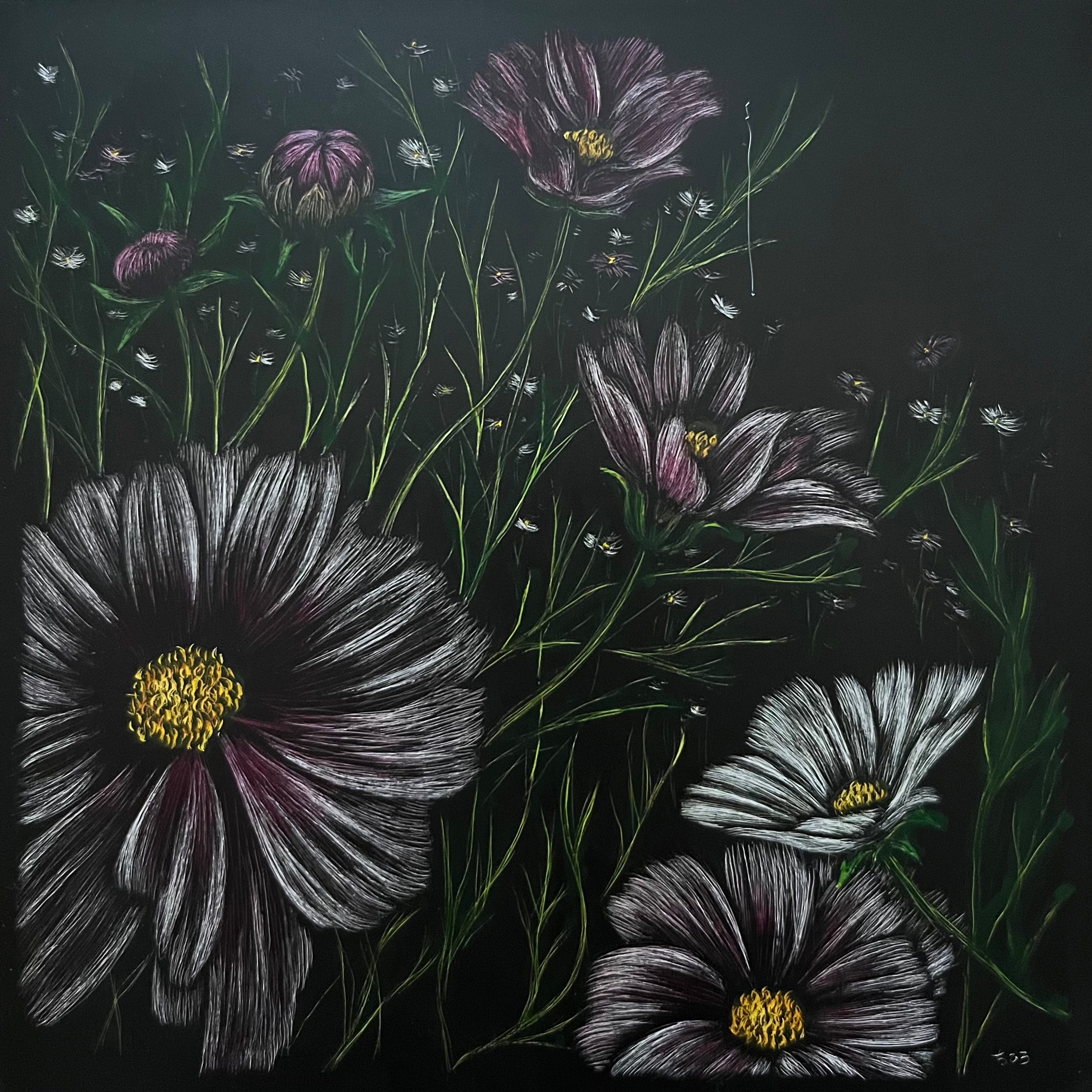 Lilt 6"x6" (cosmos field)