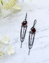 Long dangle earrings