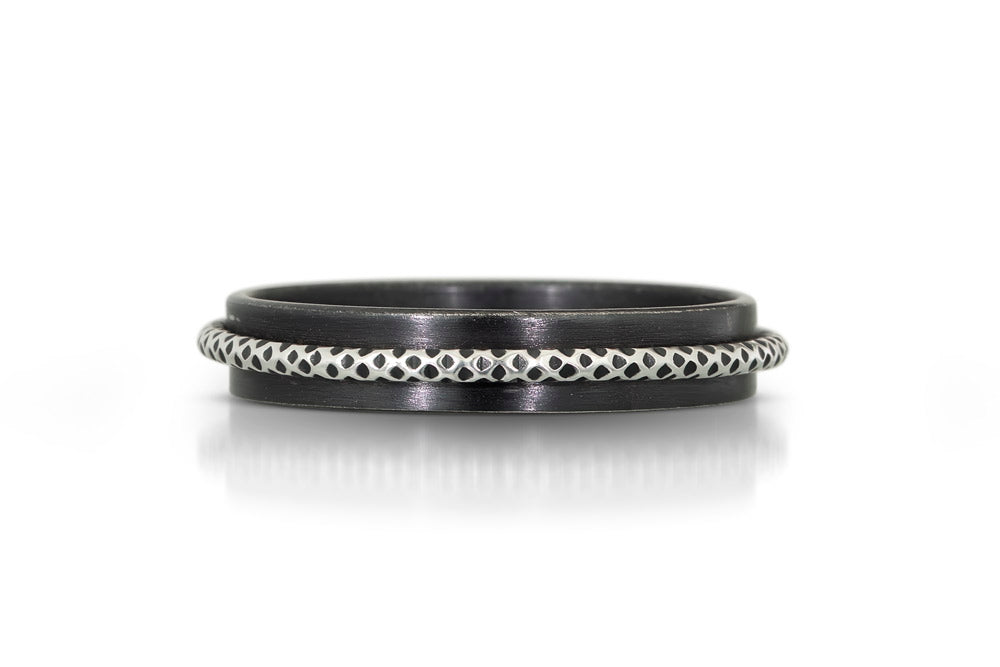 stackable ring - Obi silver