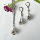 Teardrop Earrings, Simple Sparkling Star in 3 Colors and 2 Sizes options, Daily Wear or Special Occasions.