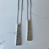 Galaxy Pendants, adjustable length and versatile with faceted labradorite beads.