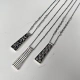 Galaxy Pendants, adjustable length and versatile with faceted labradorite beads.