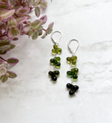 Green Tourmaline necklace and earrings