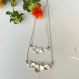 Hydrangea Necklace with Tanzanite
