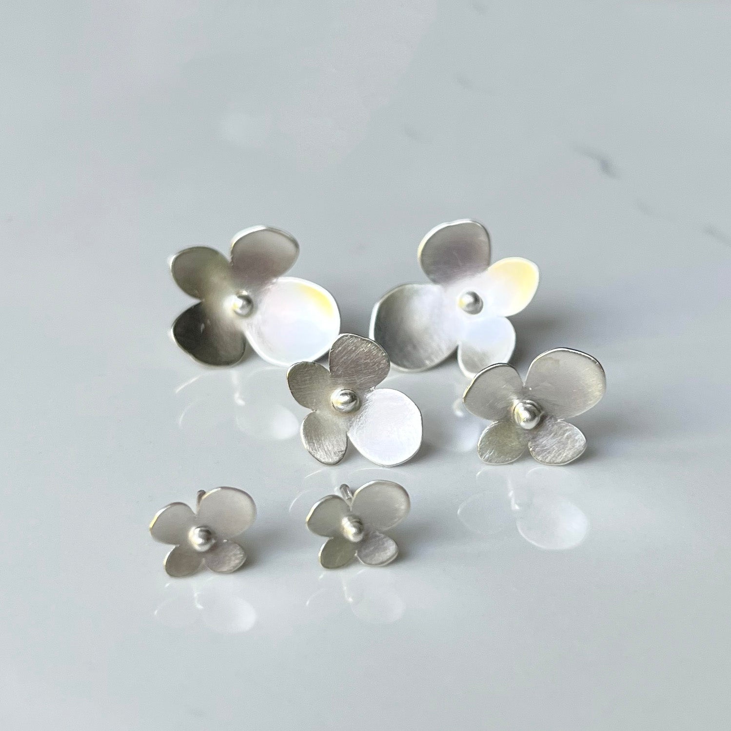 Hydrangea Wire Earrings