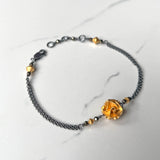 Mini Flora Bracelet, A Delicate and Floral Bracelet with Adjustable Length.