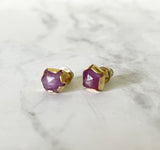 Stud earrings - 18k gold