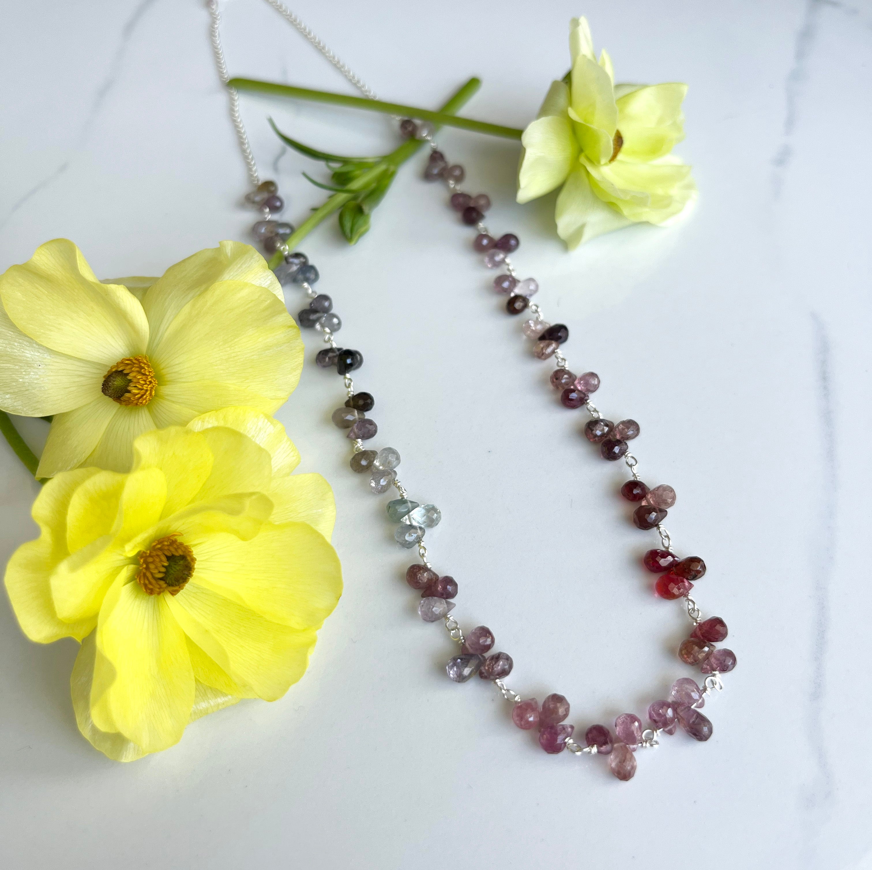 Spinel necklace