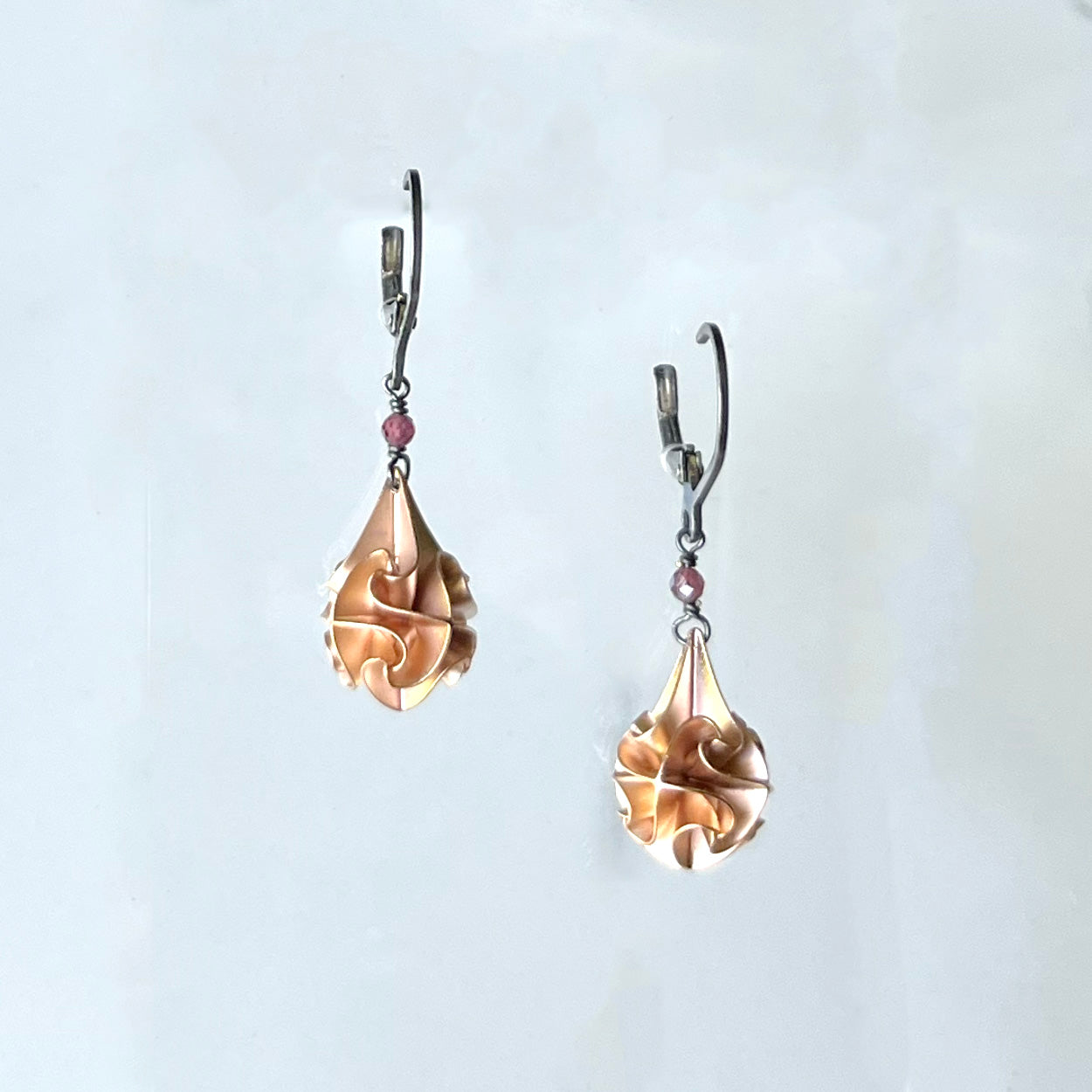 Teardrop Earrings, Simple Sparkling Star in 3 Colors and 2 Sizes options, Daily Wear or Special Occasions.
