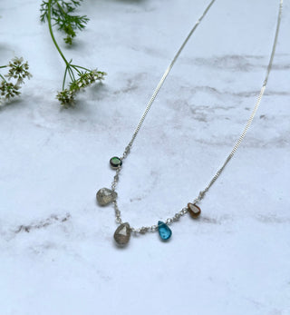 Assorted little gem necklaces