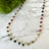 Gem necklaces - silver